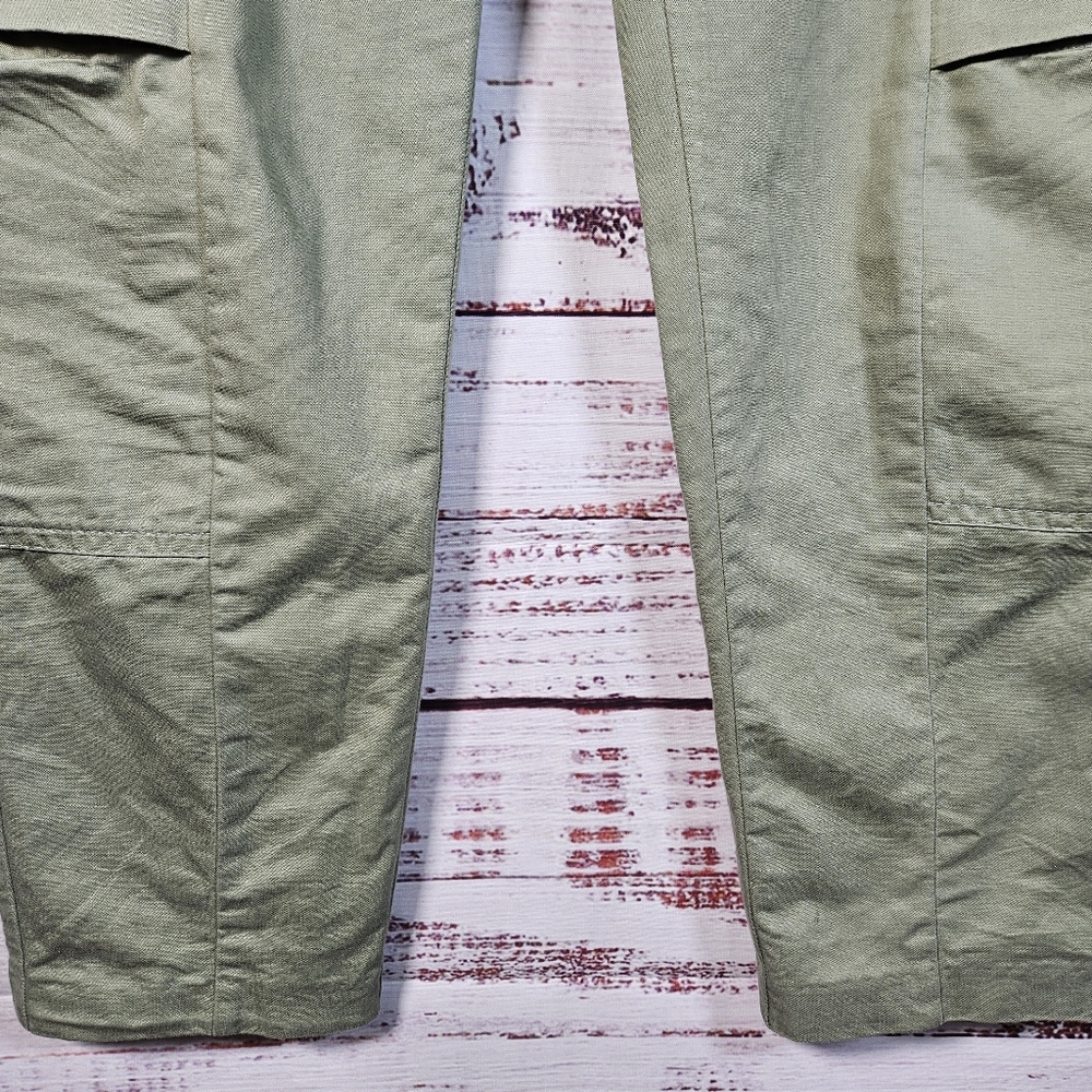 J Brand Athena green belted utility pants - Picture 8 of 16